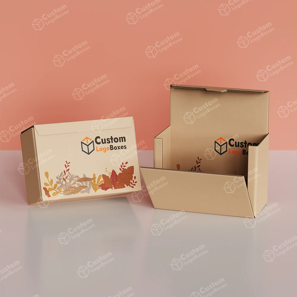 Custom Logo Auto-Lock Bottom Boxes for E-commerce