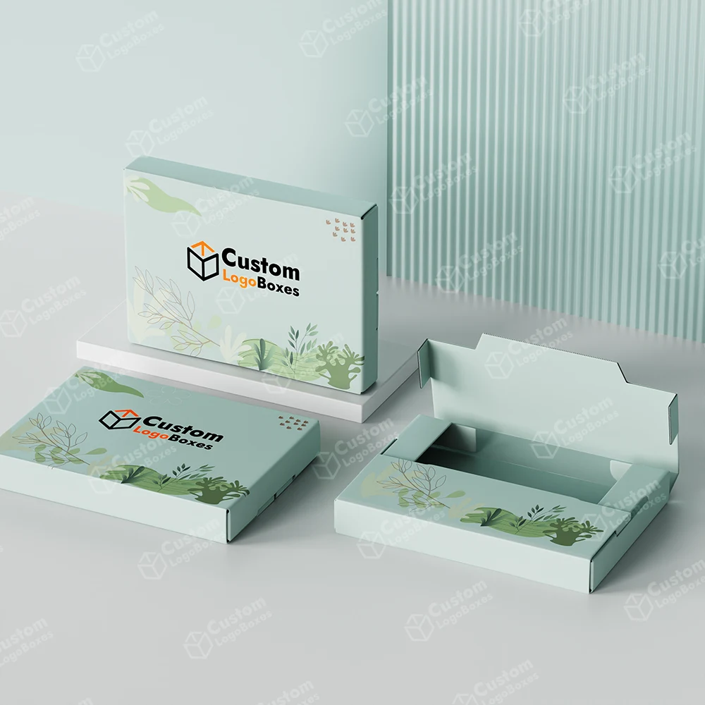 Branded Corrugated Book Wrap Mailers Auto Bottom Boxes