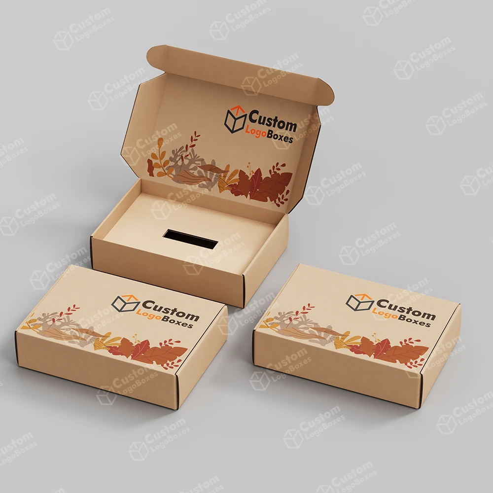 Corrugated Box with Insert & Logo for Secure Shipping
