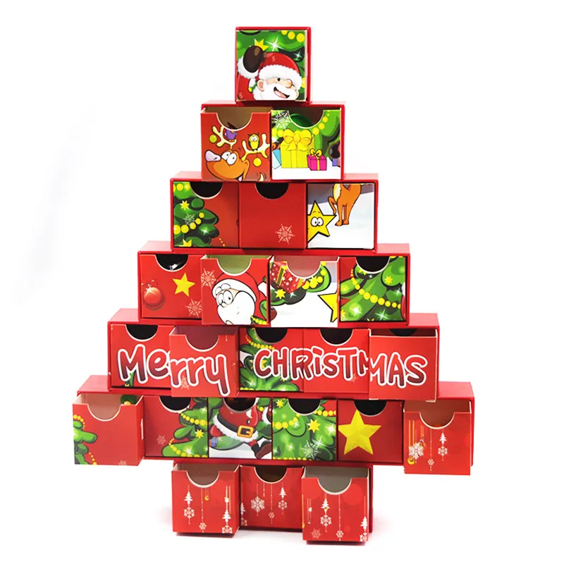 Custom Cardboard Nail Polish Cosmetic Christmas Advent Calendar Gift Packaging Box - Buy Factory Made Christmas Printing Cardboard Display Chocolate Advent Calendar Carton Packaging Box Christmas Gift Box,Round Empty Decorative Christmas Gift Box,Chr