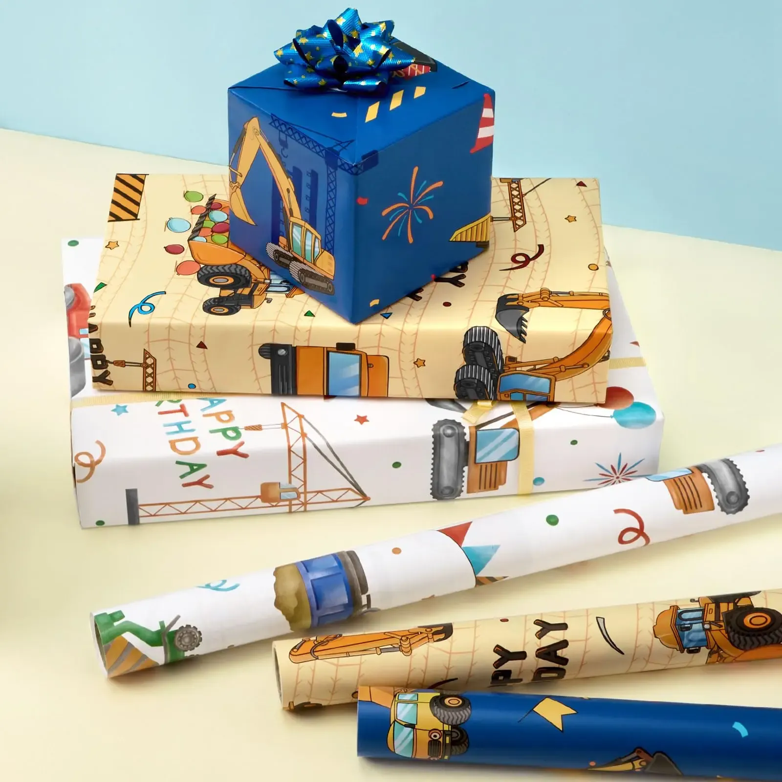 Favorable Price Size Recyclable Customizable Gift Wrapping Paper Roll For Book/gift Box/paper Bag/toys 3 Image