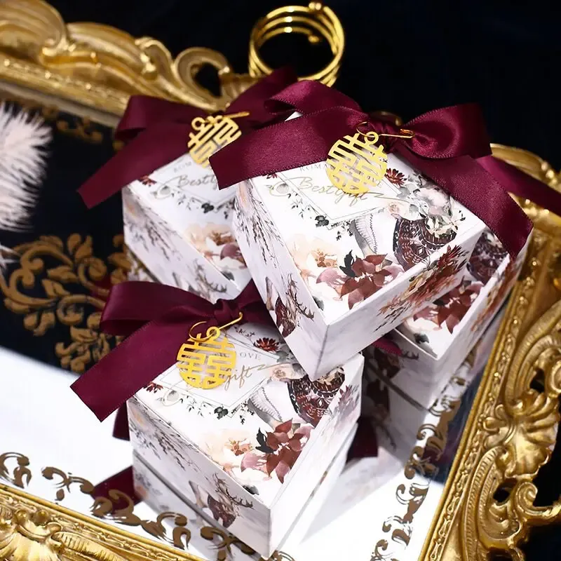 New Design Candy Box Wedding Candy Box For Gift Folding Type Save Shipping Cost 3 Image