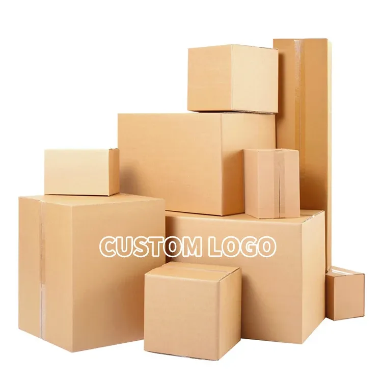 Recycled Mailing Kraft Brown Paper Carton Large Shipping Boxes Custom Logo Mark - Buy Custom Shipping Boxes,Shipping Boxes Custom Logo,Large Shipping Boxes.