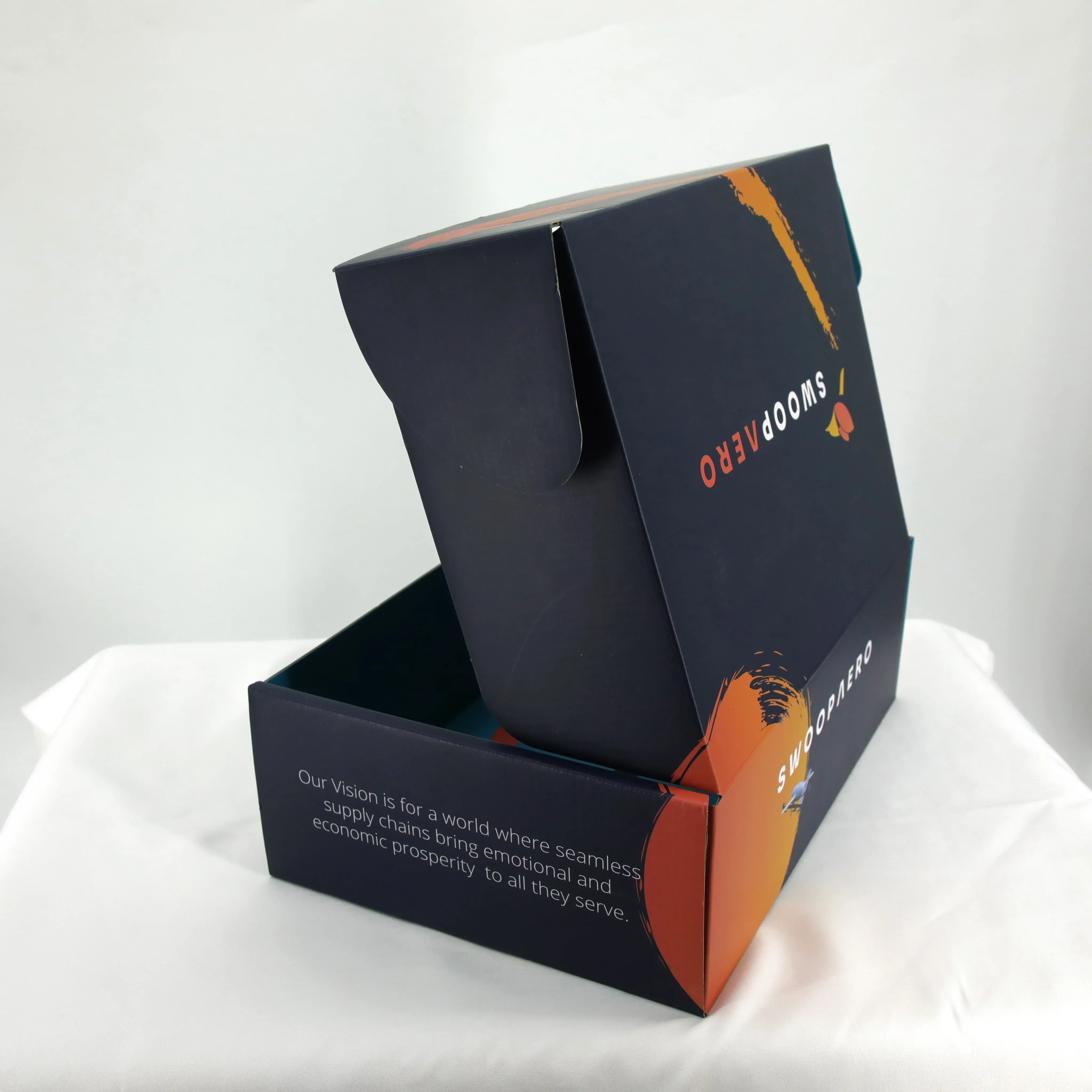00% Recycled Material Custom Mailer Box Colorful Shipping Boxes Packaging - Buy Creative Design Folding Paper Box,Paper Beverage Packaging Box,Small Product Packaging Box.