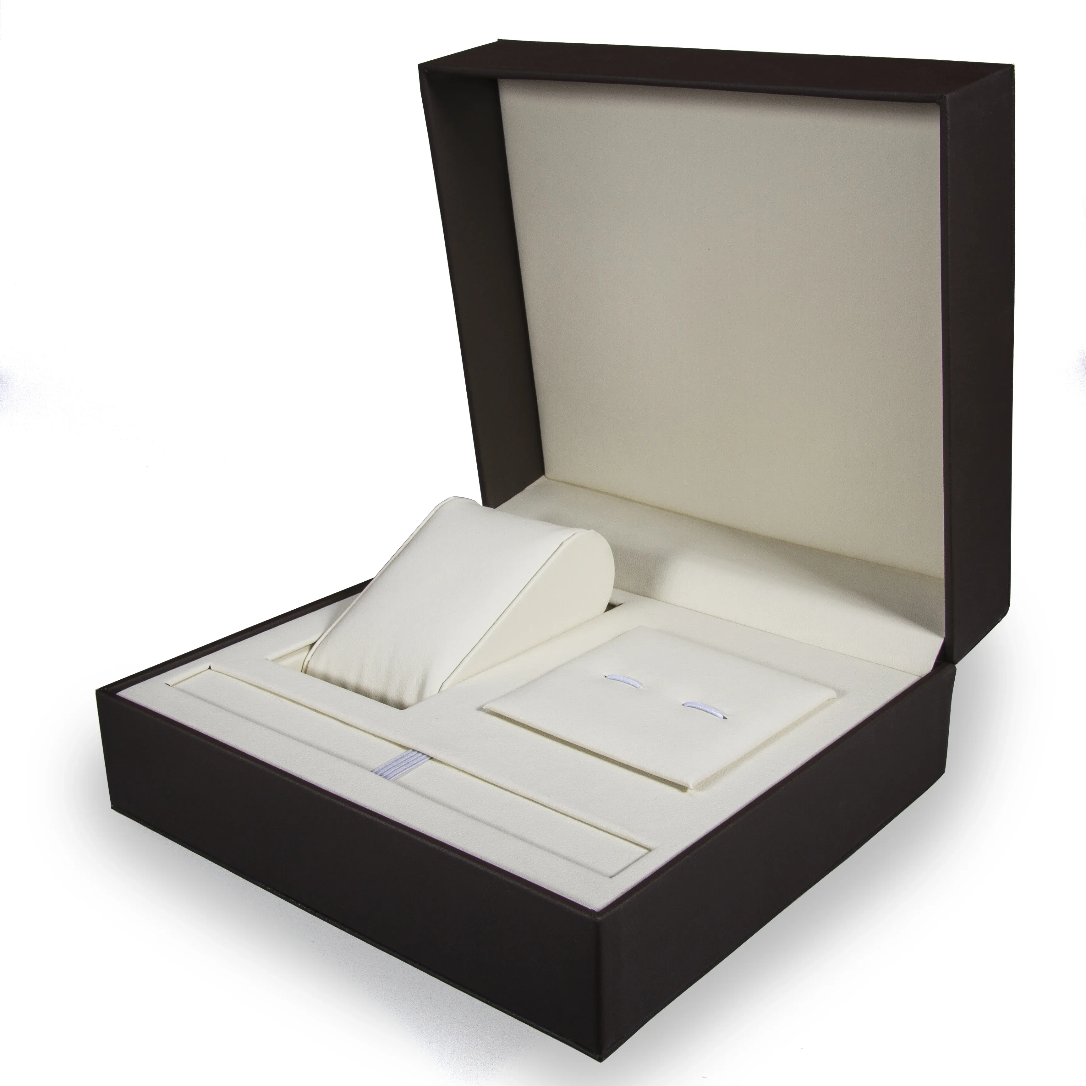 High End Strap Earrings Ring Suit Packaging Display Box Leather Watch Jewelry Box - Buy Watch Suit Box,Jewelry Box,Custom Logo Leather Watch Box.