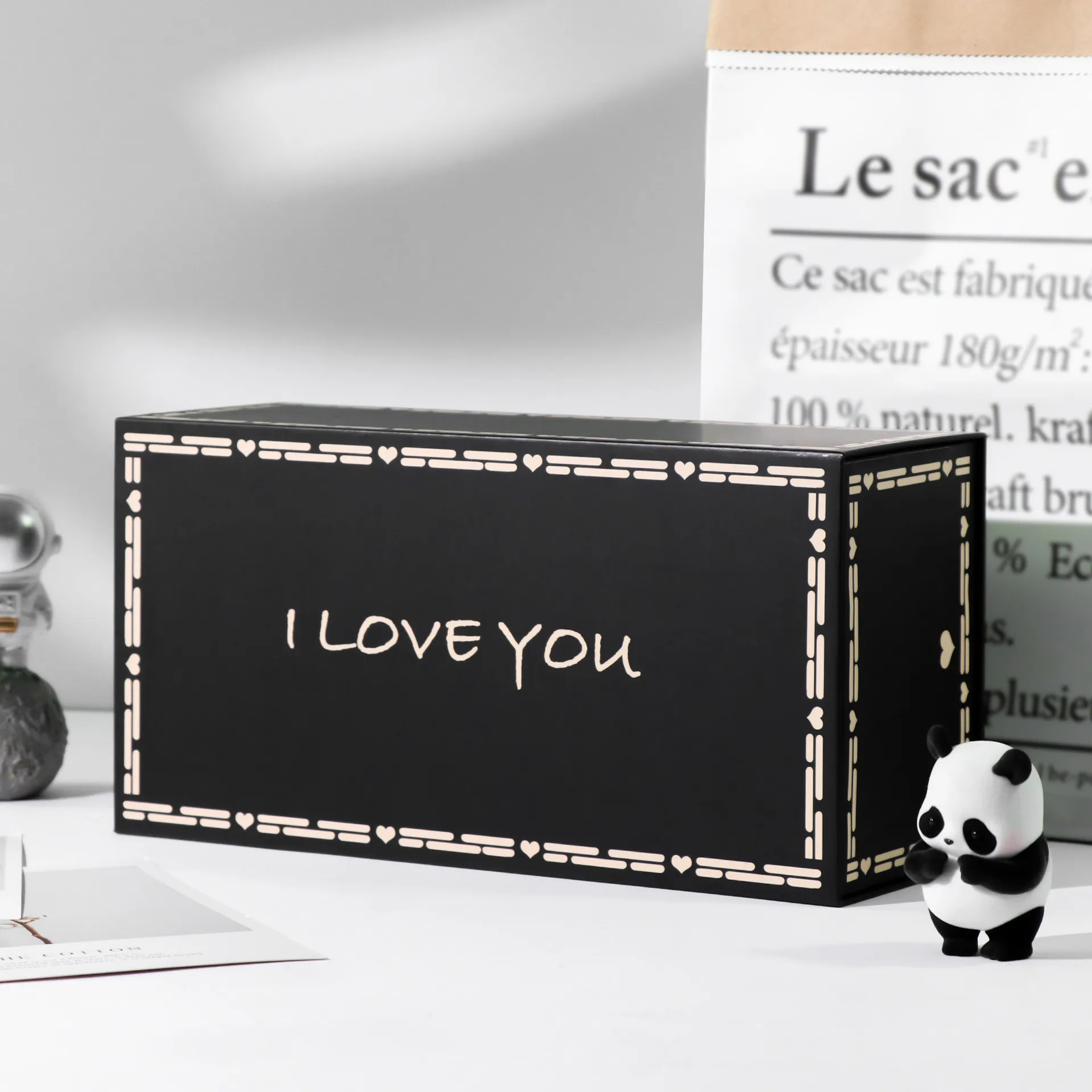 Luxury Custom Logo Magnetic Closure Gift Boxes Black Rigid Cardboard Flap Lid Box Black Knitted Fabric Gift Box - Buy Magnetic Closure Gift Boxes,Rigid Cardboard Flap Lid Box,Black Knitted Fabric Gift Box.