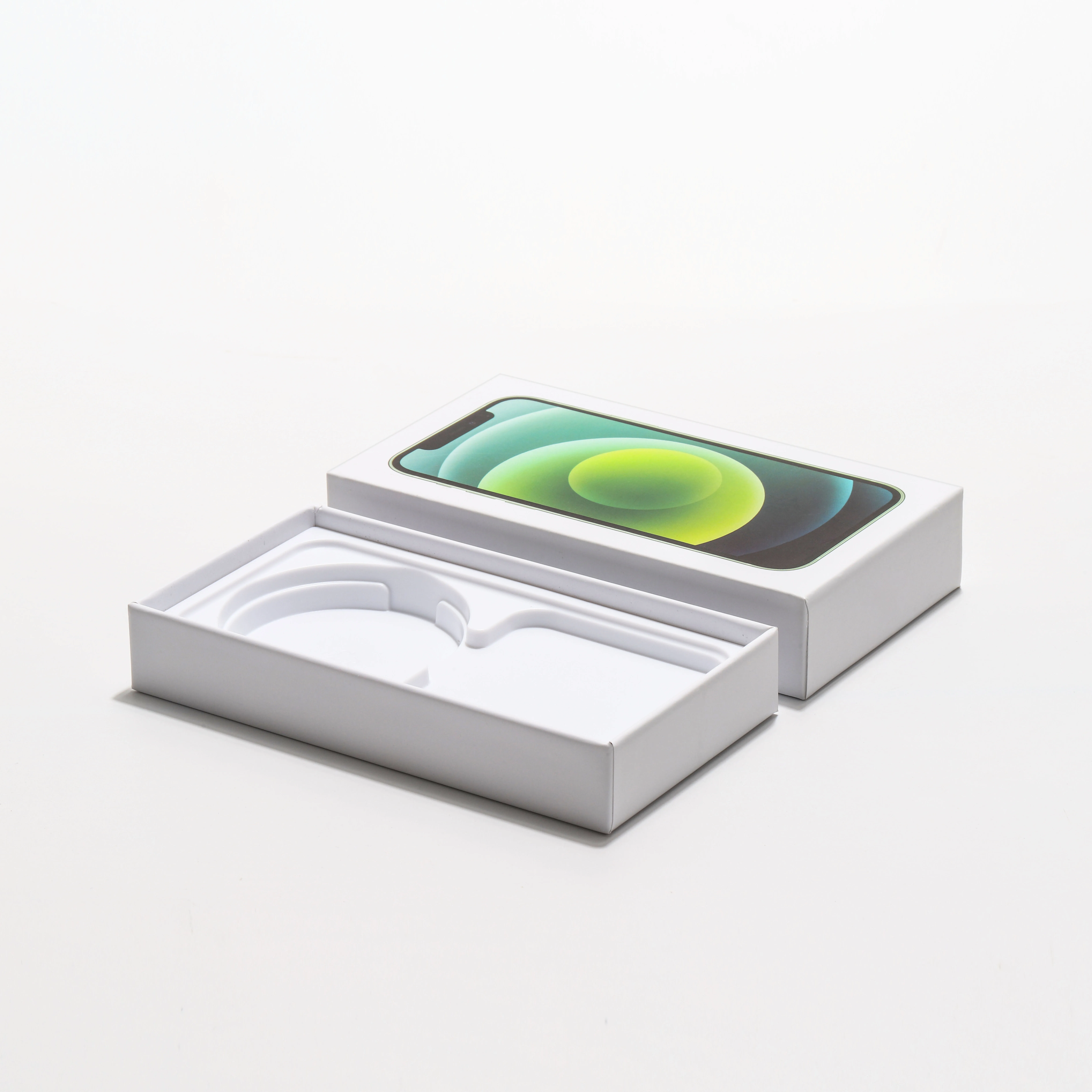 Suitable For Iphone 12 / 12 Pro Max Series Original Paper Plastic Safety Sign Box With For Iphone Case Inside - Buy For Iphone Boxes,Mobile Phone Packing Rigid Paper Box,Fashion Mobile Phone Gift Boxes.