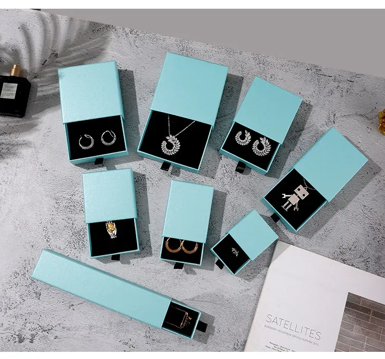 Wholesale Custom Necklace Ring Drawer Gift Jewelry Box Full Set Paper Boxes Packaging With Logo For Small Business - Buy Jewelry Packaging Boxes For Small Business,Jewelry Packaging Box Full Set,Jewelry Gift Box.