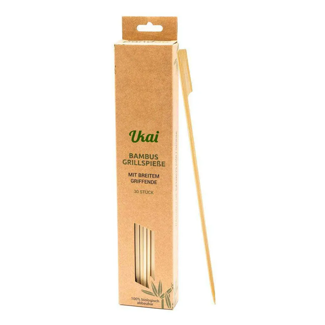 Wholesale Long Handle Bbq Tools Package Disposable Bbq Skewer Stick Bamboo Skewer Box Food Grade Kraft Paper Box Packaging - Buy Skewers Stick Package,Kraft Paper Box,Wholesale Food Grade Kraft Paper Box Packaging.