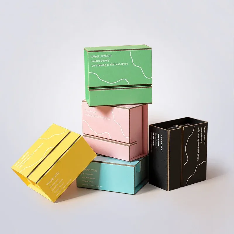 Wholesale Luxury Custom Logo Jewellery Folding Paper Gift Boxes Ring Earrings Necklace Bracelet Jewelry Packaging Box - Buy Jewelry Box,Jewelry Gift Boxes For Necklaces,Jewelry Packaging Folding Cardboard Box.