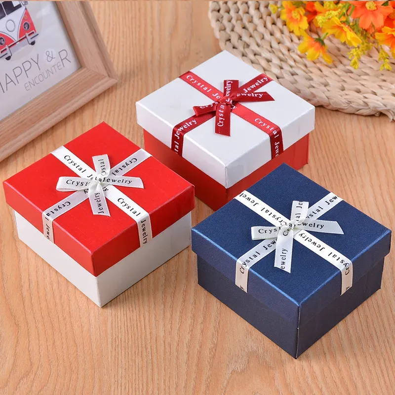 Wholesale Small Present Ring Necklace Bracelet Watch Craft Paper Box Lid And Base Jewlery Gift Boxes With Iner Foam - Buy Base And Lid Box,Cardboard Lid And Base Gift Box,Small Square Gift Box.