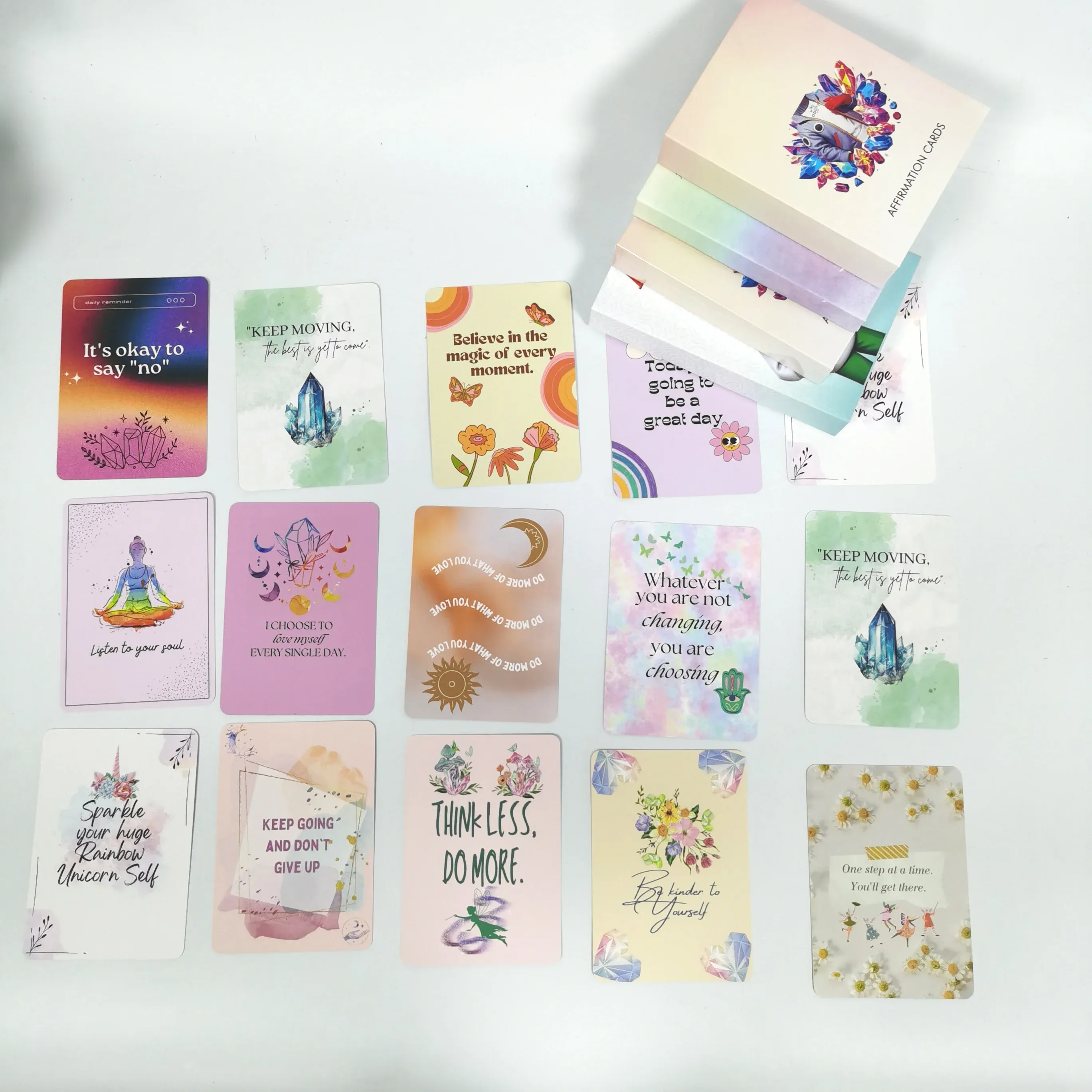 Magnetic Box Card Deck Custom Flash Card Printing Affirmation Cards - Buy Affirmation Cards
custom Card Deck
flash Card Printing.