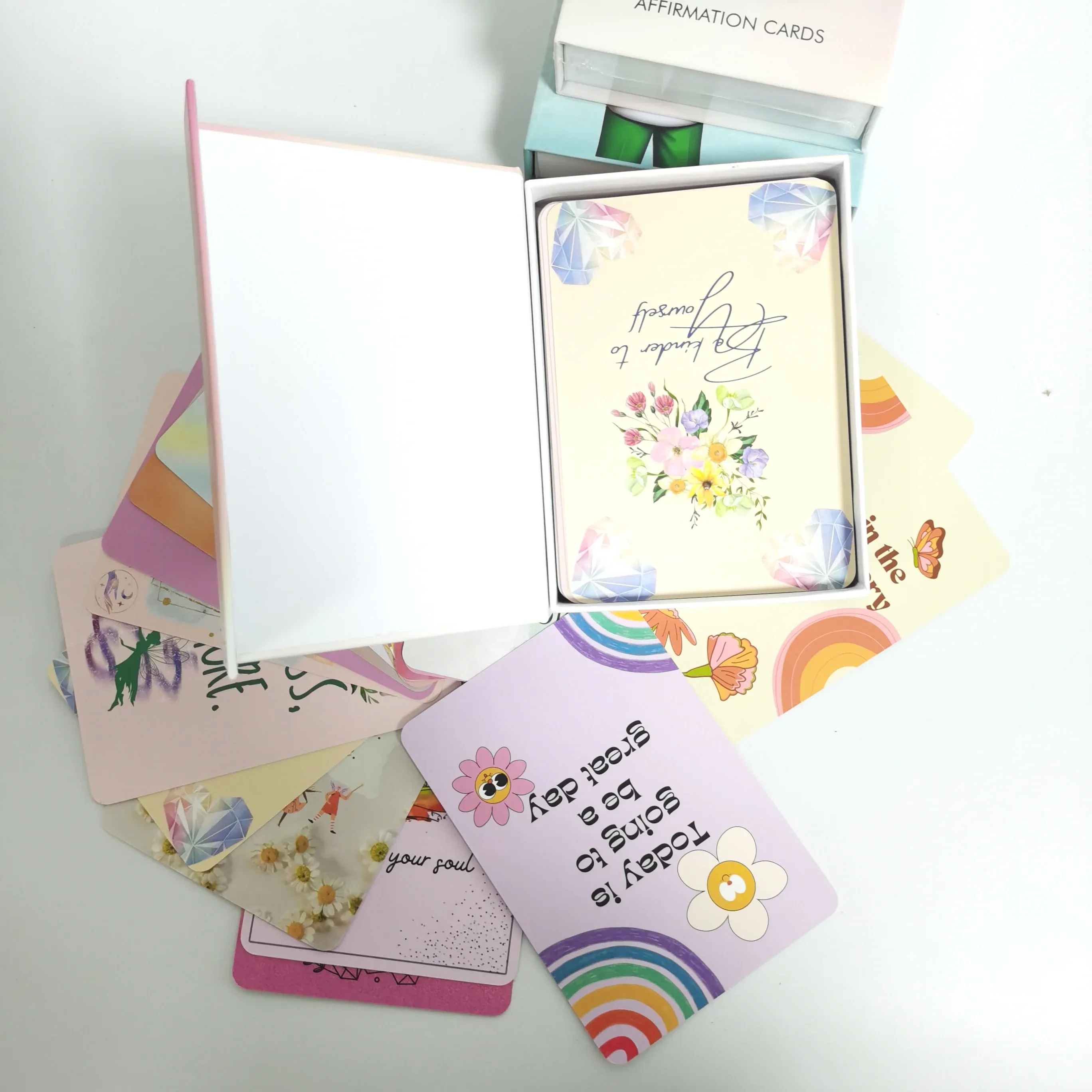 Magnetic Box Card Deck Custom Flash Card Printing Affirmation Cards - Buy Affirmation Cards
custom Card Deck
flash Card Printing.