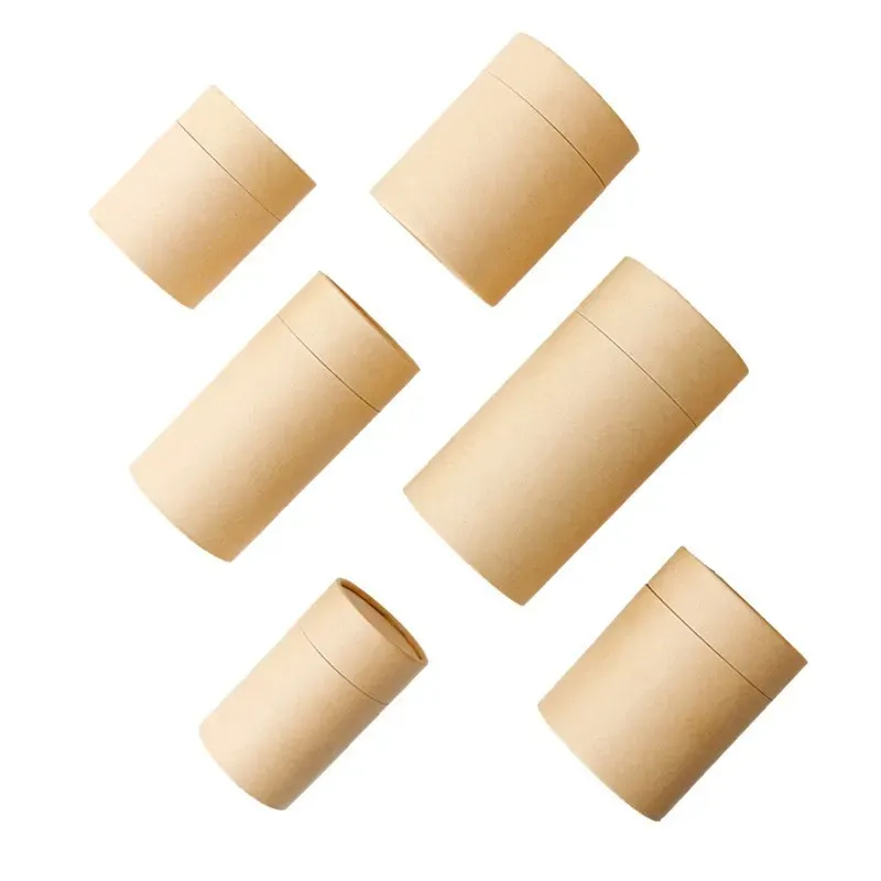 Custom Printed Empty Tea Paper Cardboard Tubes Round Carton Box Tea Kraft Paper Packaging Can - Buy Paper Tubes Tea Packaging,Cylinder Cardboard Boxes Packaging,Paper Box Can For Food.