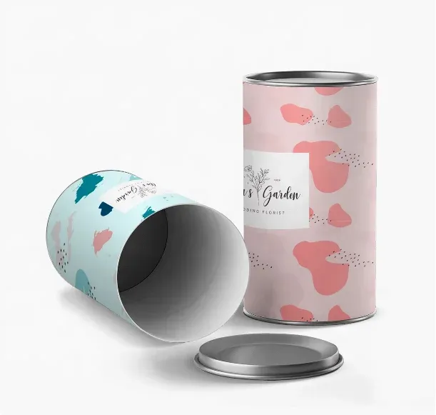 Wholesale Custom Tea Canister Cardboard Tube Packaging Paper Can - Buy Paper Can,Cardboard Tube Packaging,Paper Canister.